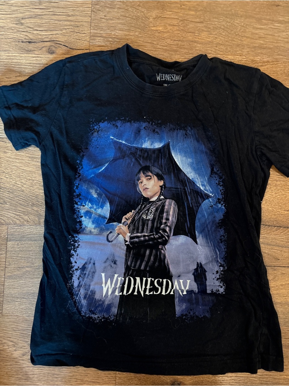 Wednesday Black Graphic Tee